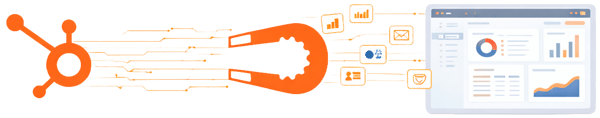 HubSpot-native data flow with no external database or third-party systems